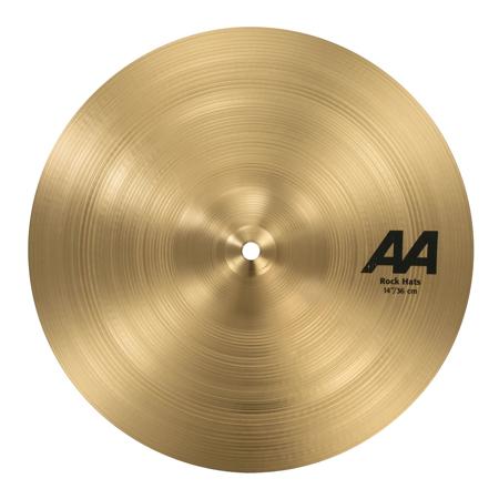 Sabian 14" AA Rock Hi-Hat Top Cymbal, Natural Finish