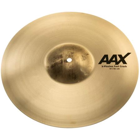 Sabian 14" AAX X-Plosion Fast Crash Cymbal, Extra-Thin, Brilliant Finish
