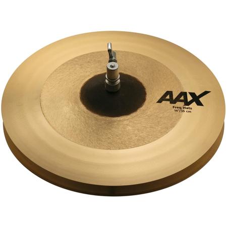 Sabian 15" AAX Freq Hi-Hat Cymbals, Natural Finish, Pair