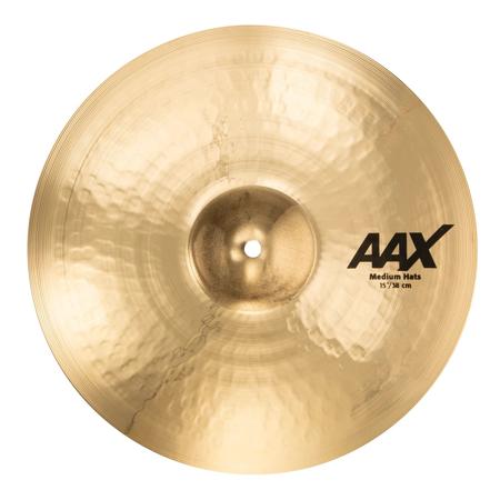 Sabian 15" AAX Medium Top Hat Cymbal, Brilliant Finish