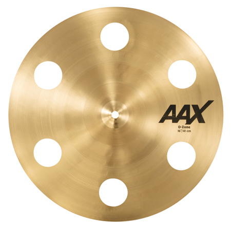 Sabian 16" AAX O-Zone Crash Cymbal, Thin, Natural Finish