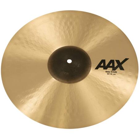 Sabian 16" AAX Thin Crash Cymbal, Natural Finish