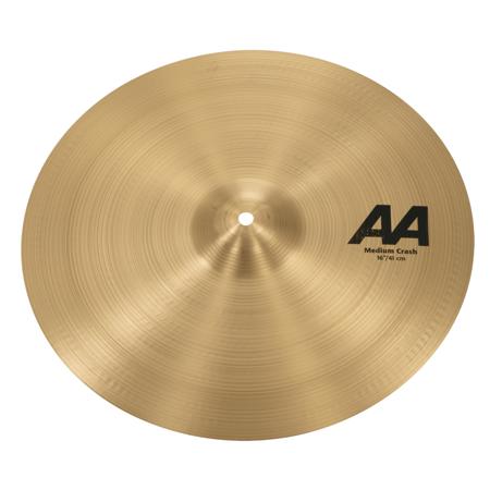 Sabian 16" AA Crash Cymbal, Medium, Natural Finish