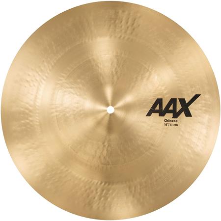 Sabian 16" AAX Chinese Cymbal, Thin, Natural Finish