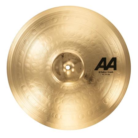 Sabian 16" AA El Sabor Crash Cymbal, Thin, Brilliant Finish