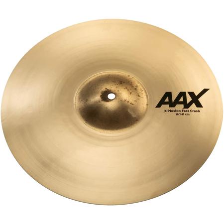 Sabian 16" AAX X-Plosion Fast Crash Cymbal, Extra-Thin, Brilliant Finish