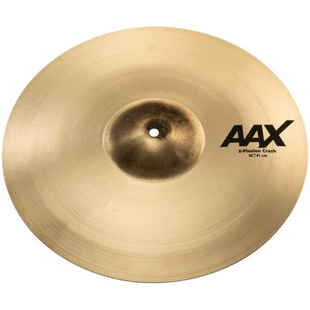 Sabian 16" AAX X-Plosion Crash Cymbal, Medium-Thin, Brilliant Finish