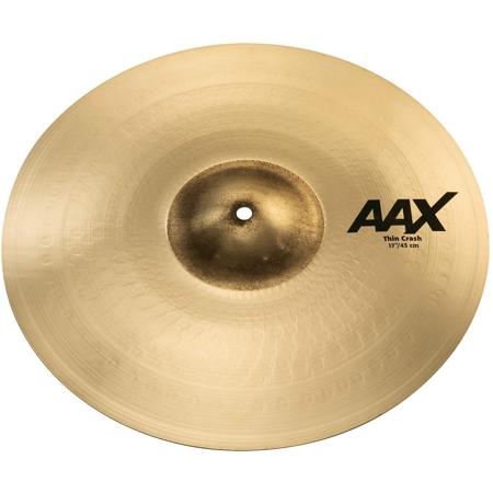 Sabian 17" AAX Thin Crash Cymbal, Brilliant Finish
