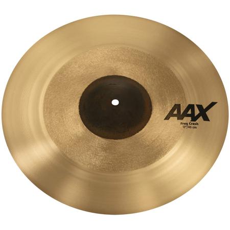 Sabian 17" AAX Freq Crash Cymbal, Medium-Thin, Brilliant Finish, Golden