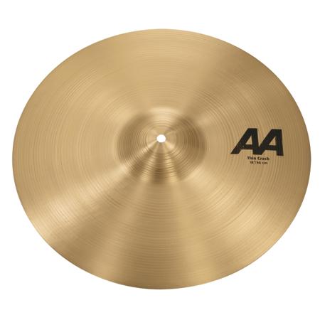 Sabian 18" AA Crash Cymbal, Thin, Natural Finish