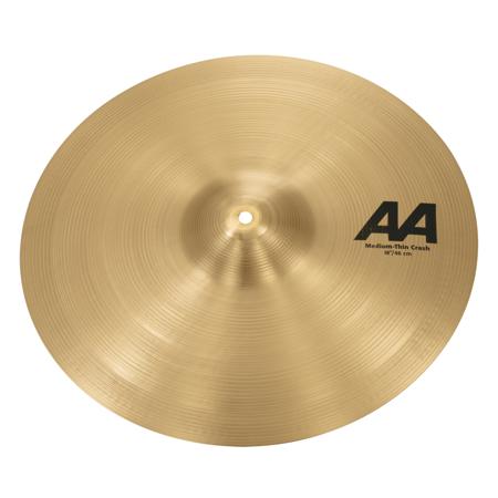 Sabian 18" AA Medium-Thin Crash Cymbal, Natural Finish