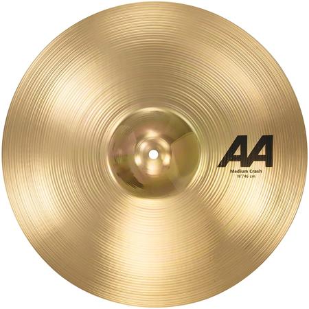 Sabian 18" AA Medium Crash Cymbal, Brilliant Finish