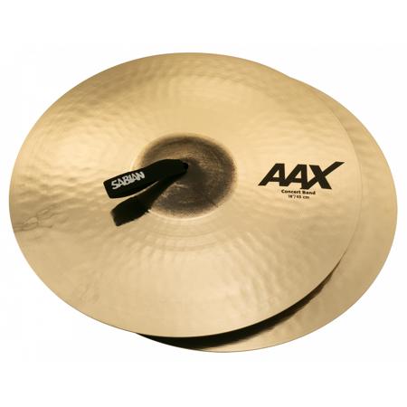 Sabian 18" AAX Concert Band Hand Cymbals, Medium-Heavy, Brilliant Finish, Pair