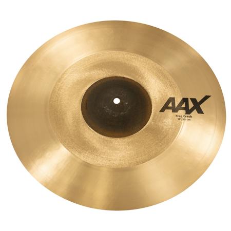 Sabian 18" AAX Freq Crash Cymbal, Medium-Thin, Brilliant Finish, Golden