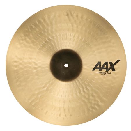 Sabian 19" AAX Marching Band Hand Cymbal, Medium-Heavy, Natural Finish