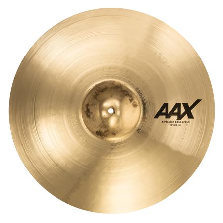 Sabian 19" AAX X-Plosion Fast Crash Cymbal, Extra-Thin, Brilliant