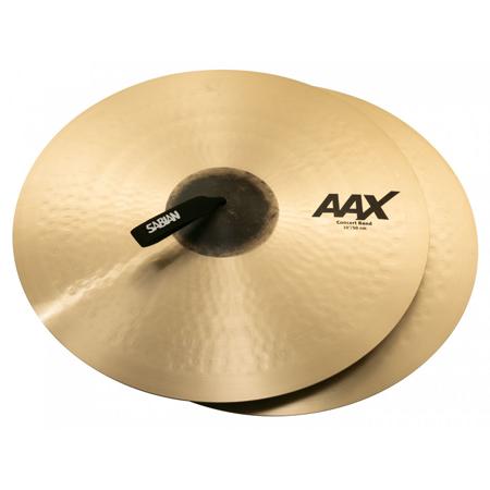 Sabian 20" AAX Concert Band Hand Cymbals, Medium-Heavy, Natural Finish, Pair