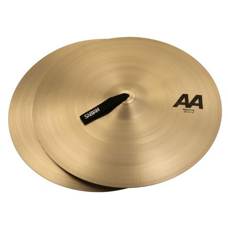 Sabian 20" AA Marching Hand Band Cymbal, Medium-Heavy, Brilliant Finish, Pair