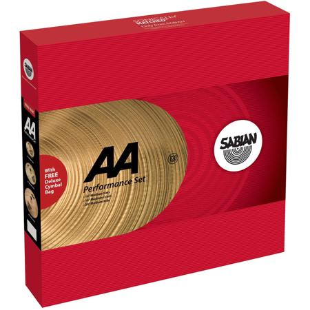 Sabian AA Performance Cymbal Set, Brilliant Finish