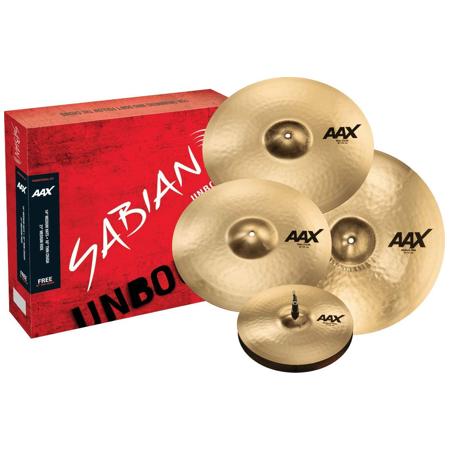 Sabian AAX Promotional Cymbal Set, Natural Finish
