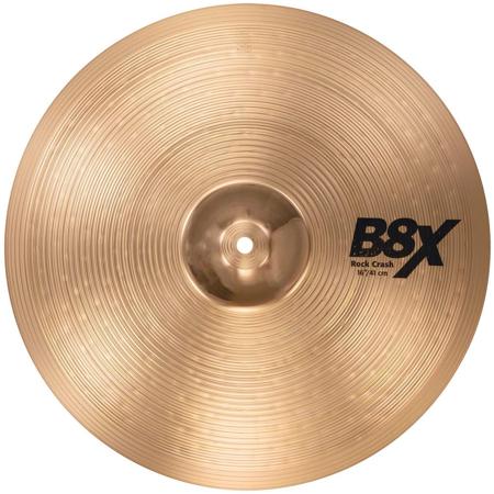Sabian 16" B8X Rock Crash Cymbal, Medium-Heavy
