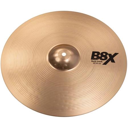 Sabian 16" B8X Rock Crash Cymbal, Medium-Heavy