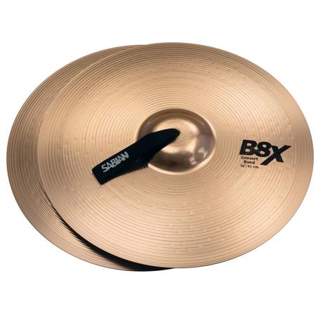 Sabian 16" B8X Concert Band Cymbals, Medium, Pair