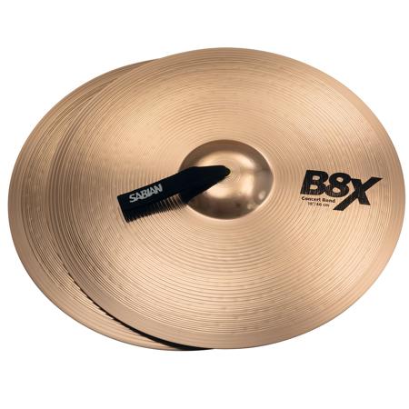 Sabian 18" B8X Concert Band Cymbals, Medium, Pair