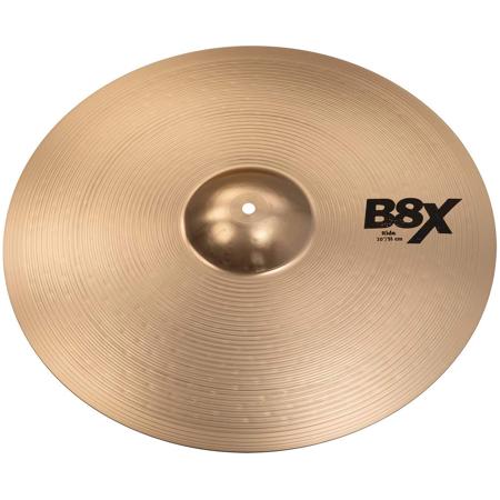 Sabian 20" B8X Ride Cymbal, Medium, Natural Finish