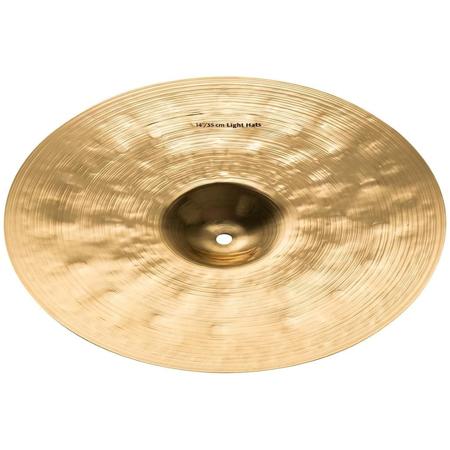 Sabian 14" Artisan Light Hats Cymbals, Medium/Heavy, Brilliant Finish, Pair