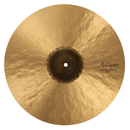 Sabian 18" Artisan Traditional Symphonic Hand Cymbal, Medium-Heavy, Natural Finish