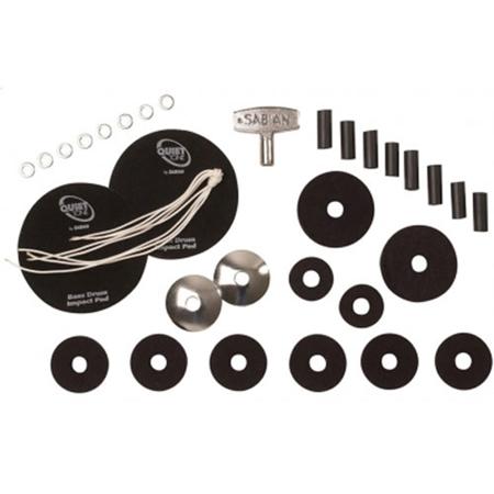 Sabian Crisis Kit with Cymbal Felts, Tension Rods, Bass Drum Impact Pads, Snare Cords, Drum Key and Washers