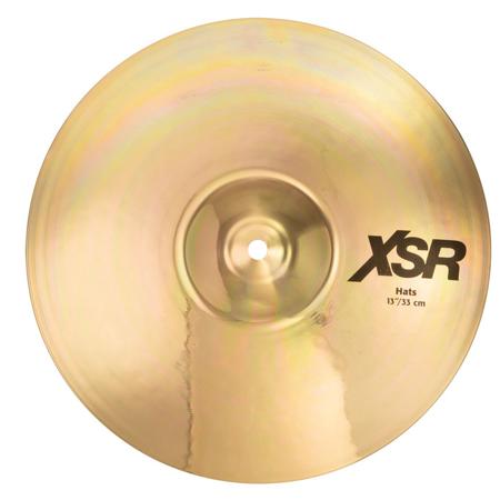 Sabian 13" XSR Hi-Hat Cymbals, Brilliant Finish, Pair