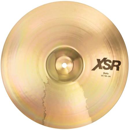 Sabian 14" XSR Hi-Hat Cymbals, Brilliant Finish, Pair