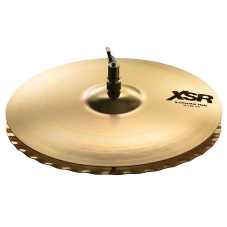 Sabian 14" XSR X-Celerator Hi-Hat Cymbals, Natural Finish, Pair