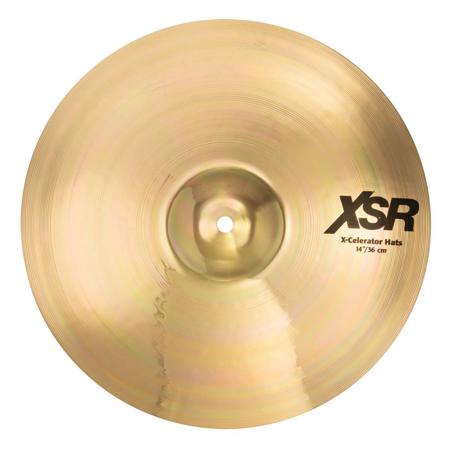 Sabian 14" XSR X-Celerator Hi-Hat Cymbals, Natural Finish, Pair