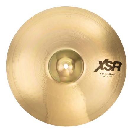 Sabian 14" XSR Concert Band Hand Cymbals, Medium, Brilliant Finish, Pair