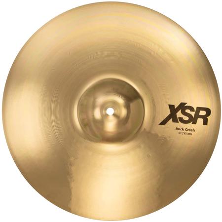 Sabian 16" XSR Rock Crash Cymbal, Medium, Brilliant Finish