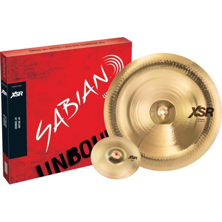Sabian XSR Effects Pack with 10" XSR Splash and 18" XSR Chinese Cymbals