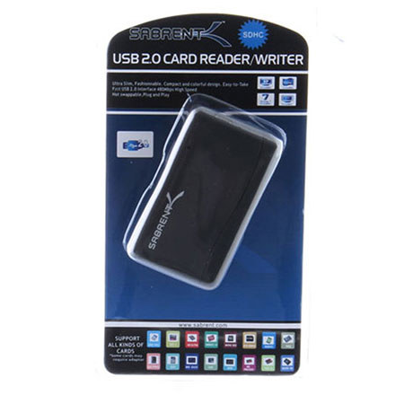 Sabrent CRW-EXT 6-Slot USB 2.0 External Flash Memory Card Reader & Writer