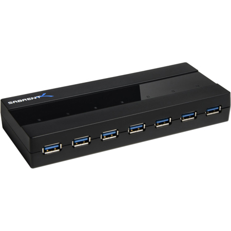 Sabrent 7 Port USB 3.0 Hub with 4A Power Adapter