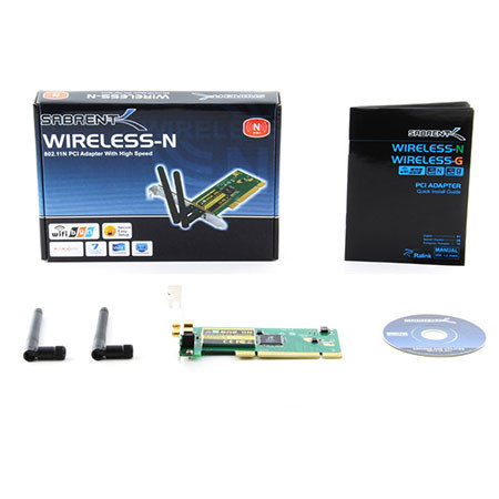 Sabrent Wireless 802.11N PCI Network Card
