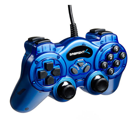 Sabrent Twelve-Button USB 2.0 Game Controller for PC