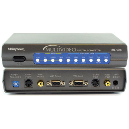 Shinybow NTSC to PAL/PAL to NTSC Multi Video Digital Converter