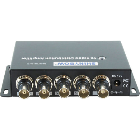 Shinybow 1x9 Composite Video Digital Distribution Amplifier, BNC Connector