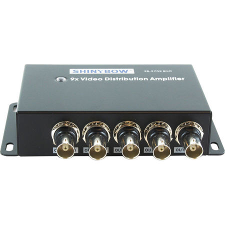 Shinybow 1x9 Composite Video Digital Distribution Amplifier, BNC Connector