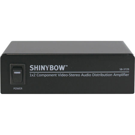 Shinybow 1x2 Component Video Splitter Distribution Amplifier, RCA Connector