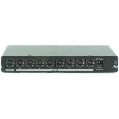 Shinybow 8x1 S-Video Selector Switcher with IR Remote Control