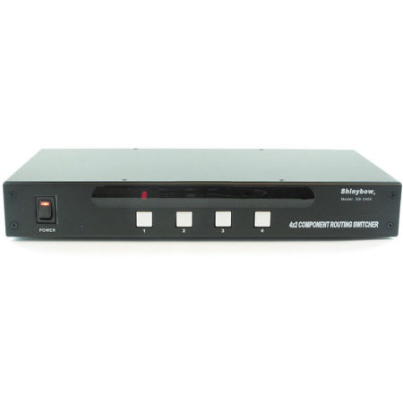 Shinybow 4x2 Component(YPbPr/YCbCr) Video & Digital/Analog Audio Switcher