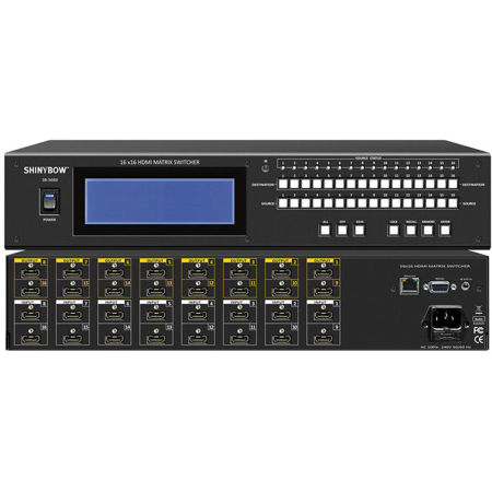 Shinybow 16x16 HDMI Matrix Routing Switch with Full EDID Management/Learning